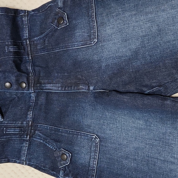 Nwt Frame Denim Suspender Jumpsuit - Picture 3 of 9